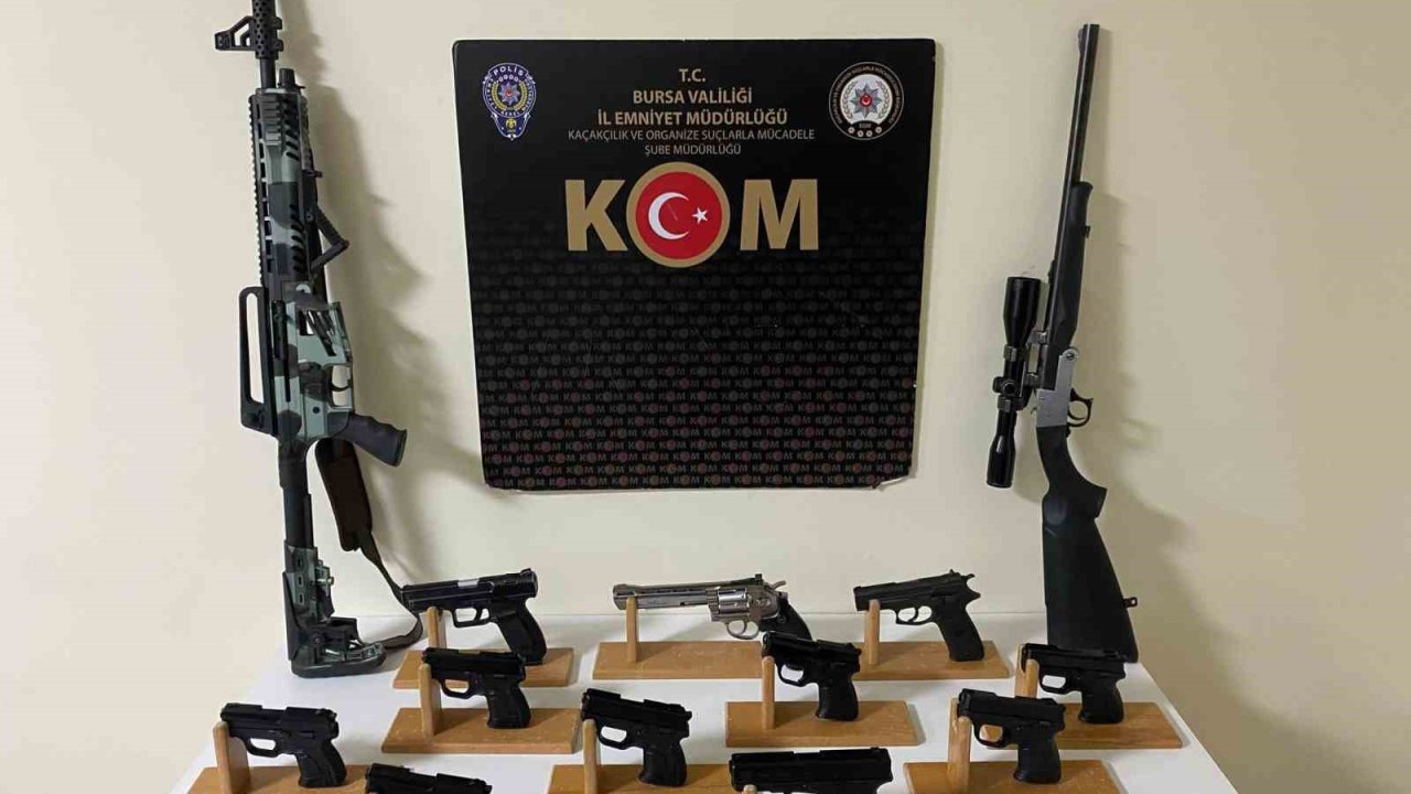 Gemlik’te Ruhsatsız Silah İmalatına 4 Gözaltı