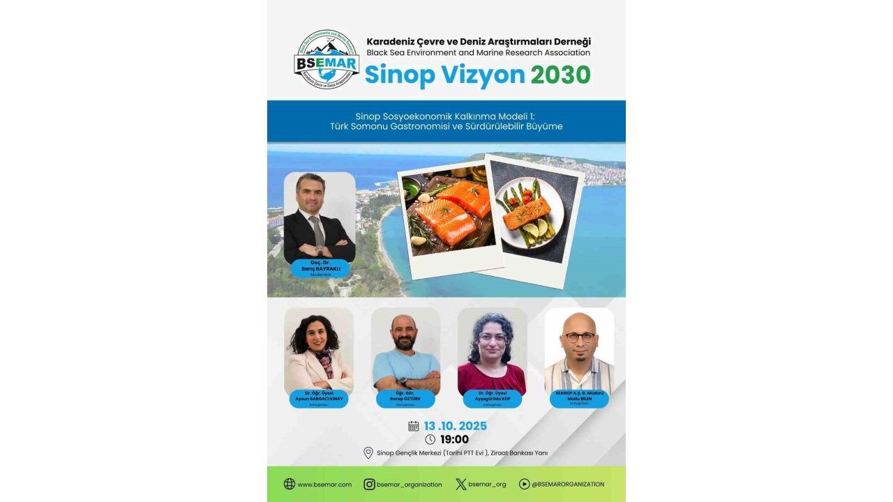 Sinop Vizyon 2030 Bilim Söyleşileri Başlıyor