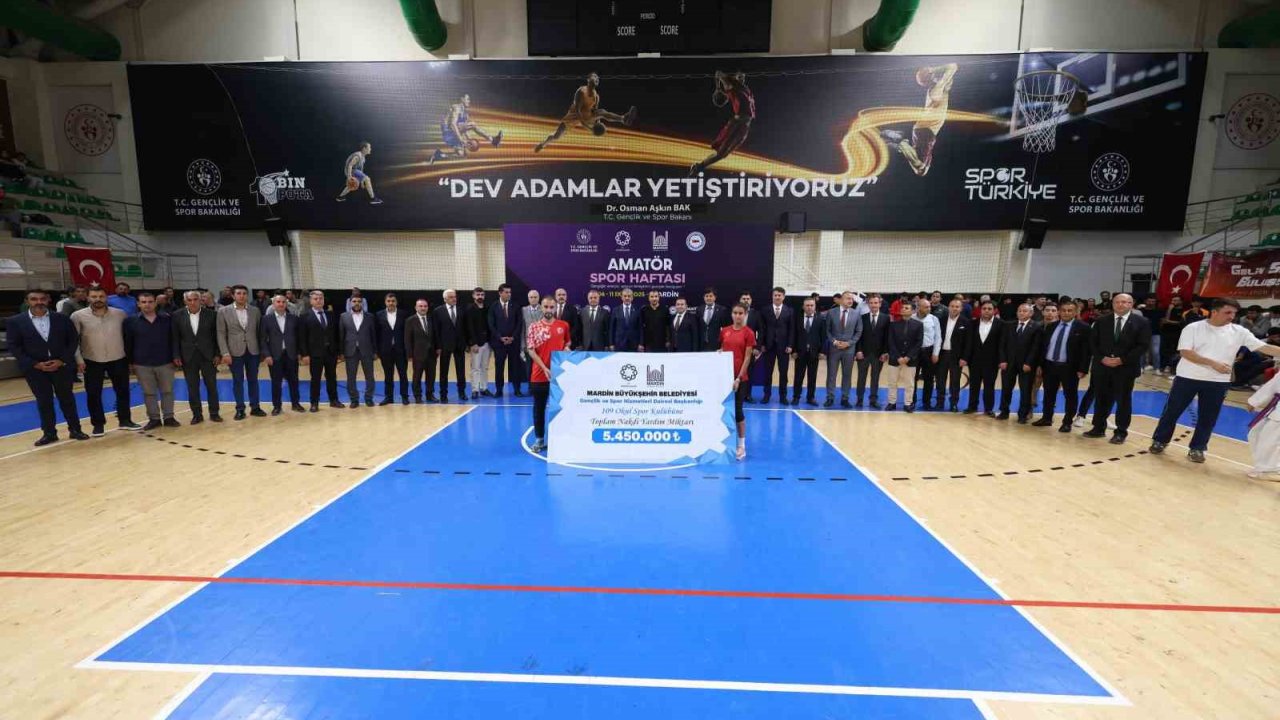Mardin’de ’amatör Spor Haftası’ Açılış Programı Düzenlendi