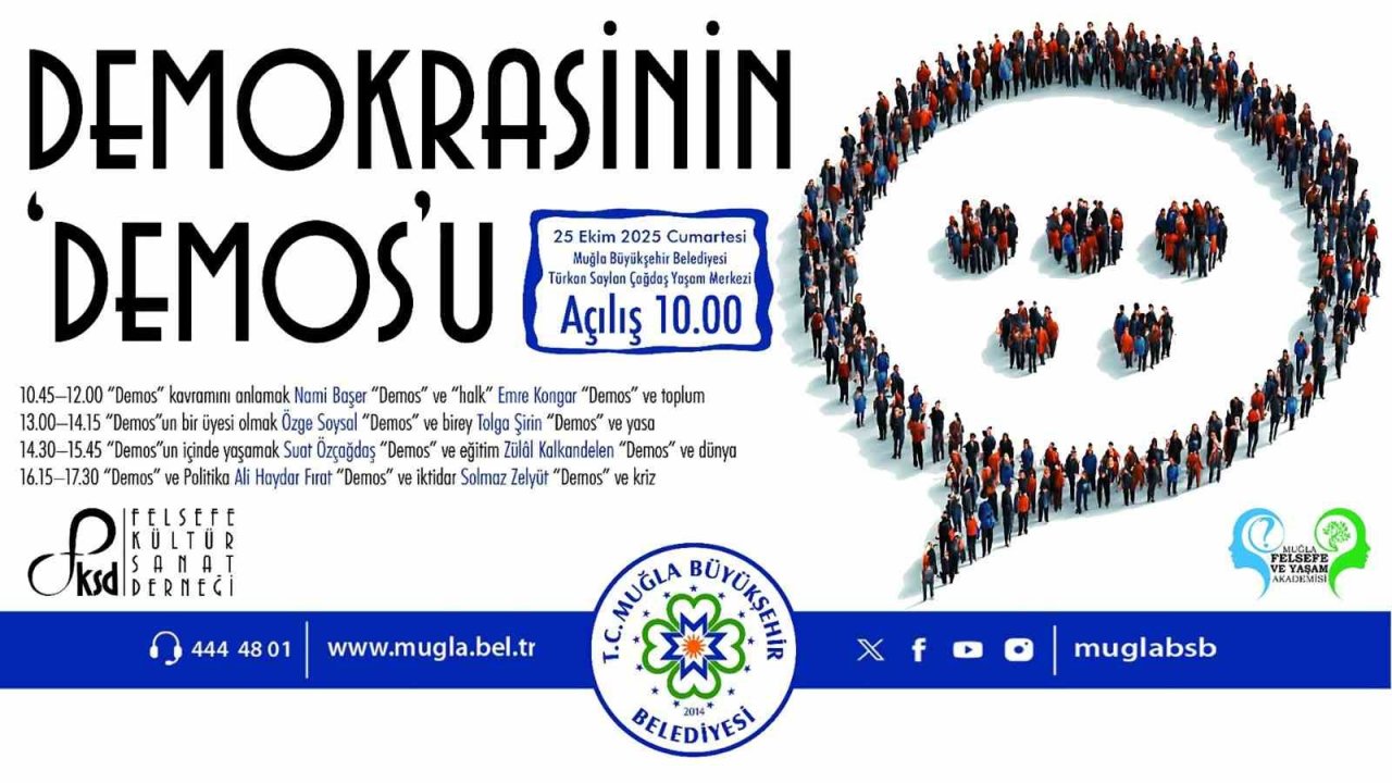 Muğla’da Demokrasiye Felsefi Dokunuş Sempozyumu