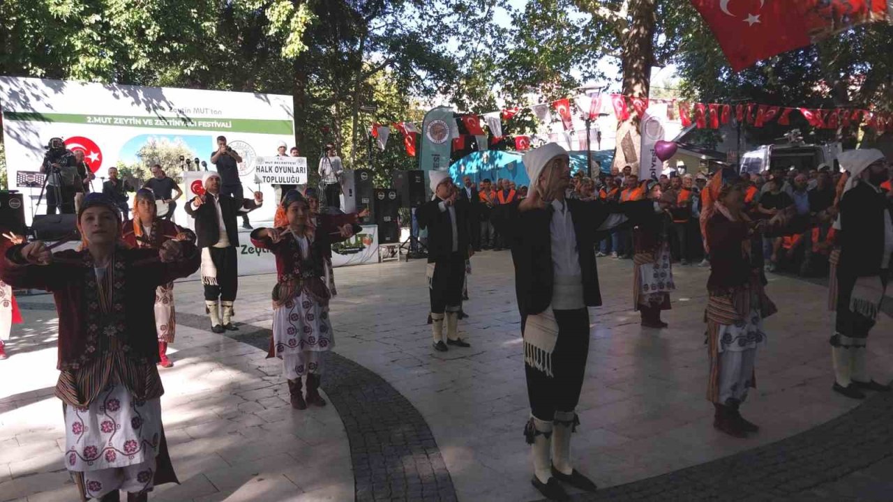 Mut Zeytin Ve Zeytinyağı Festivali Başladı