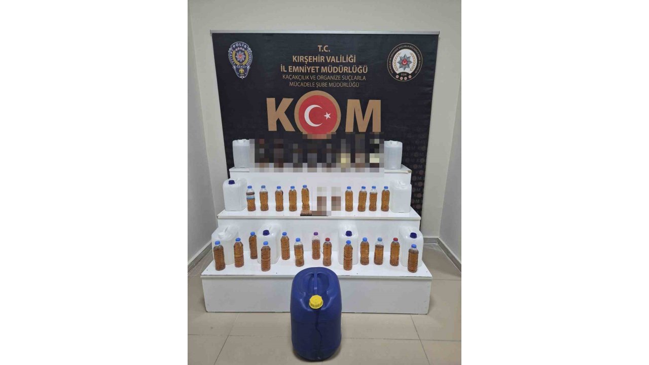 Kırşehir’de Kaçak İçki Operasyonu: 1 Gözaltı