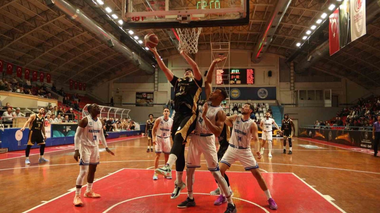 Türkiye Basketbol Ligi: Kocaeli Bşb Kağıtspor: 65 - Konya Büyükşehir Belediyesi: 75