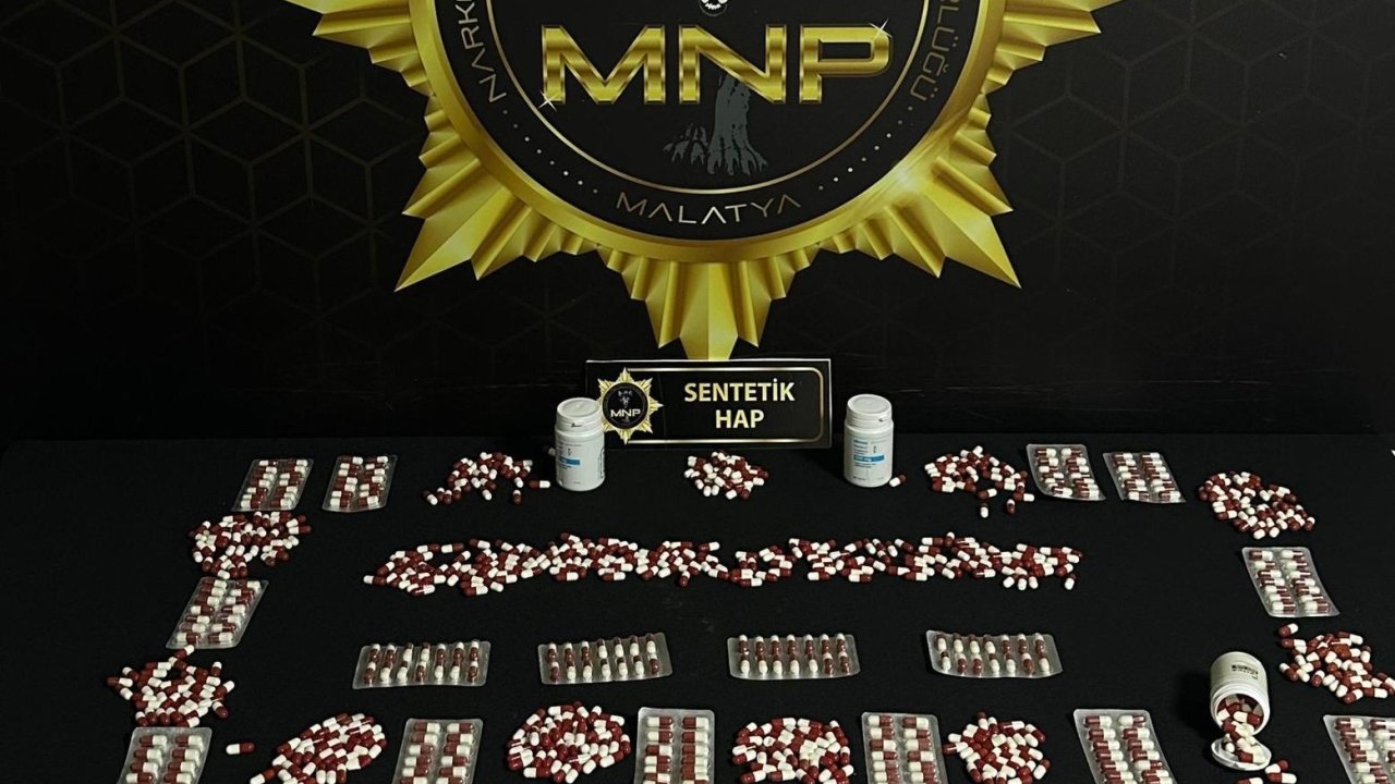 Malatya’da 898 Adet Uyuşturucu Hap Ele Geçirildi: 2 Gözaltı