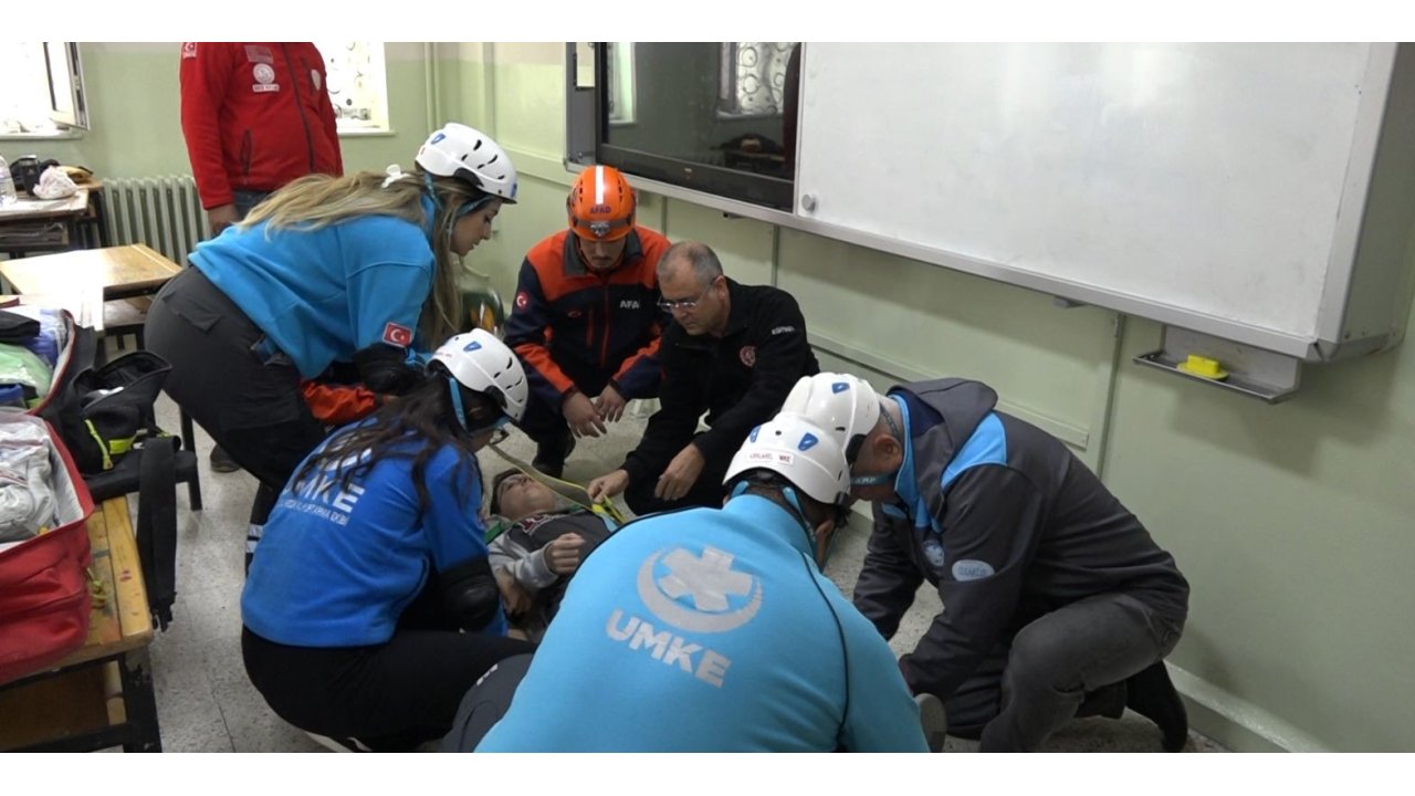 Kırklareli Okullarda Deprem Tatbikatı