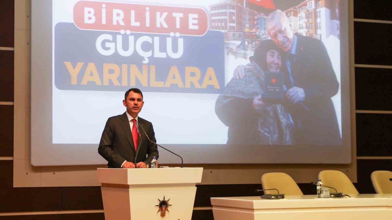 Bakan Kurum, Ak Parti İl Ekonomi İşleri Başkanları İstişare Toplantısı’na Katıldı