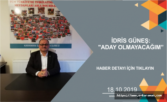 İDRİS GÜNEŞ: