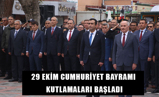29 EKİM CUMHURİYET BAYRAMI KUTLAMALARI BAŞLADI