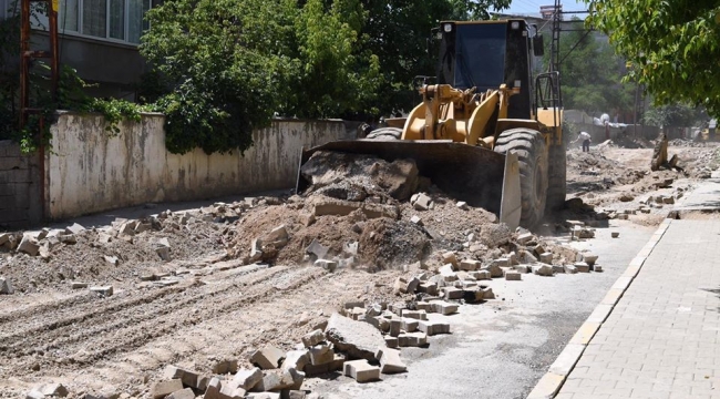 SUNAY MAHALLESİNDE ÜSTYAPI ÇALIŞMALARI