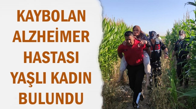 KAYBOLAN ALZHEİMER HASTASI YAŞLI KADIN BULUNDU