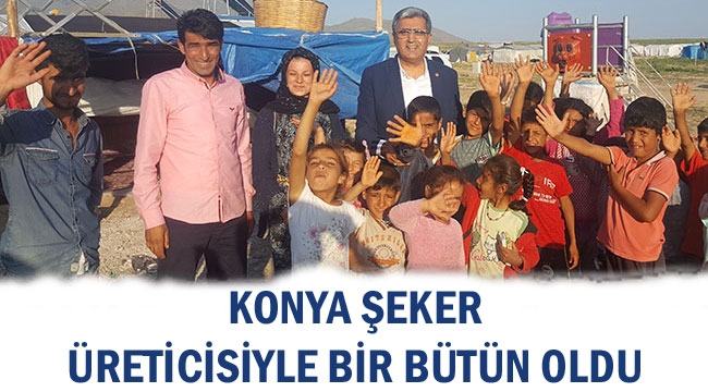 KONYA ŞEKER, HER ZAMAN ÜRETİCİNİN YANINDA