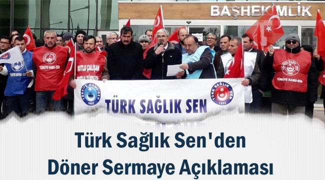 Türk Sağlık Sen'den Döner Sermaye Açıklaması