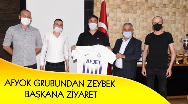 AFYOK GRUBUNDAN ZEYBEK BAŞKANA ZİYARET