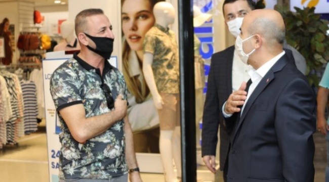 Büyükşehir Belediye Başkan V. Demirtaş, Koronavirüs Denetimlerine Katıldı