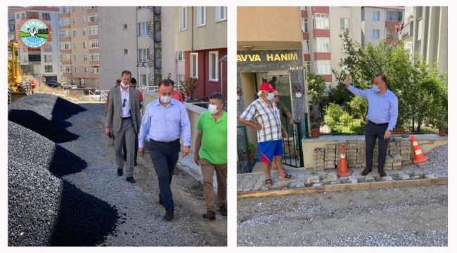 BELEDİYE BAŞKANIMIZ BARIŞ AYHAN ÇALIŞMALARI YERİNDE İNCELEDİ