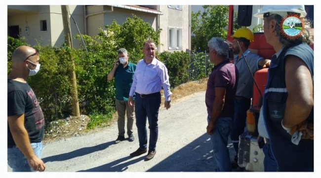 BELEDİYE BAŞKANIMIZ BARIŞ AYHAN SAHA ÇALIŞMALARINI YERİNDE İNCELEDİ