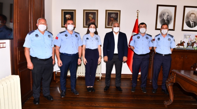 BAŞKAN ZORLUOĞLU ZABITA PERSONELİ İLE BİR ARAYA GELDİ