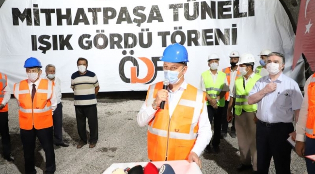 Mithatpaşa Tünelleri 'Işık Gördü' Töreni Yapıldı