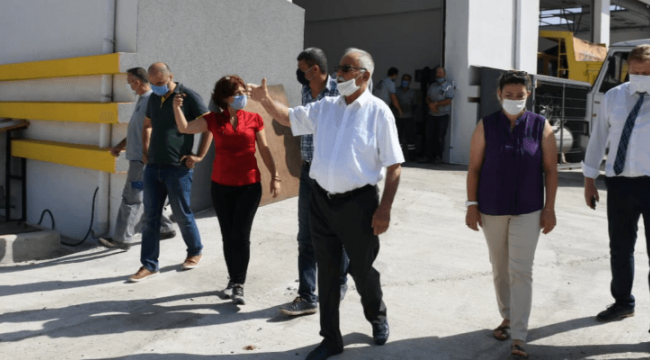 Başkan Gökhan Teknik Hizmetler Kampüsünde İncelemelerde Bulundu