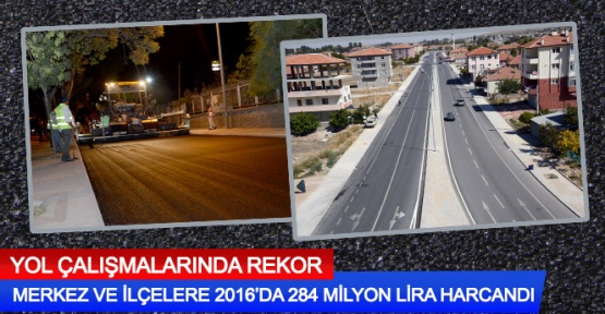 Yol yapım çalışmaları devam ediyor