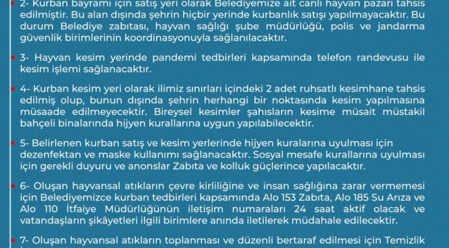 Kurban Bayramına Hazırız