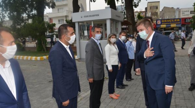 Vali/Belediye Başkan Vekili Sayın H. Engin Sarıibrahim, Belediyemizde Düzenlenen Karşılama Töreninin Ardından Göreve Başladı