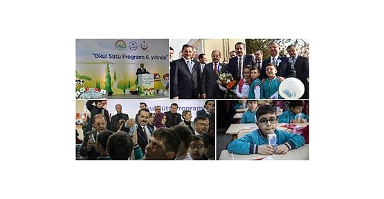 Okul sütü programına başlandı