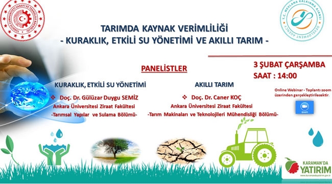 MEVKA AKILLI TARIM” KONUSUNU ELE ALINACAK