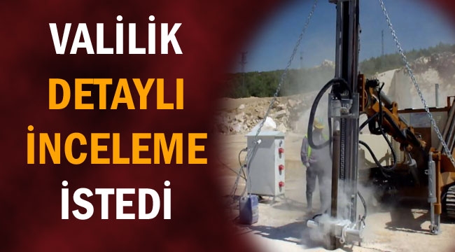 KARAMAN VALİLİĞİ DETAYLI İNCELEME İSTEDİ