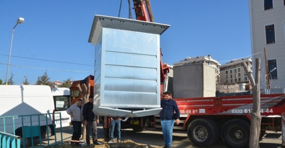 Yeraltı konteynerleri hizmete girmek için gün sayıyor