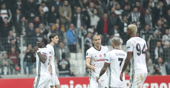 İlk yarıyı siyah-beyazlılar 1-0 önde tamamladı