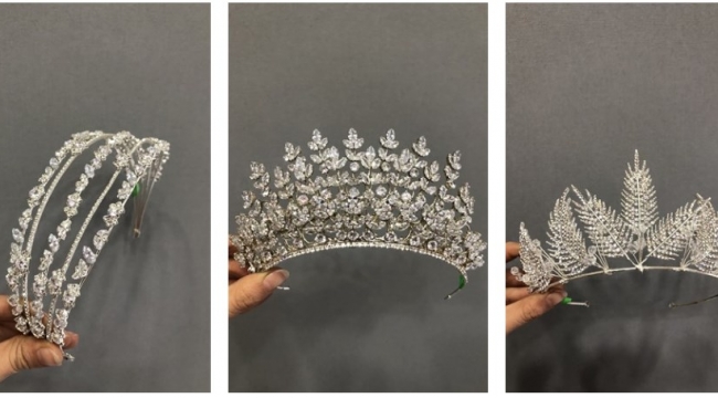 2021 Çiçekli Gelin Tacı Modelleri