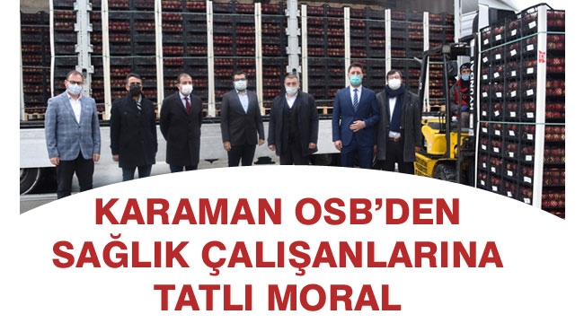 OSB’DEN SAĞLIK ÇALIŞANLARINA DESTEK ARTIYOR
