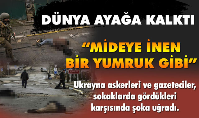 Bazı cesetlerin çürümeye başladığı göze çarptı