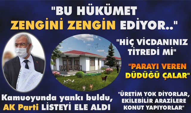 KARAMAN'DA TOKİ KIYAĞI, ÖFKEYE YOL AÇTI