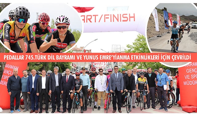 PEDALLAR 745.TÜRK DİL BAYRAMI VE YUNUS EMRE’YİANMA ETKİNLİKLERİ İÇİN ÇEVRİLDİ
