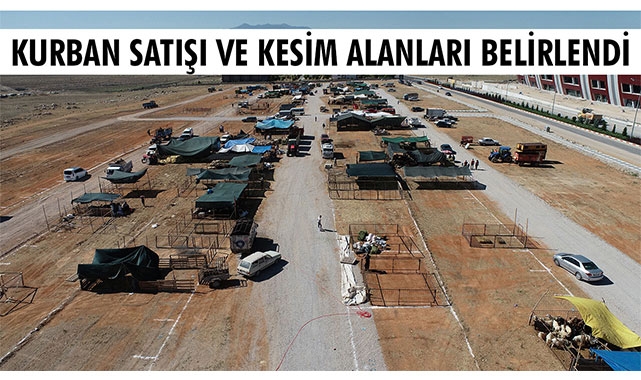 KURBAN SATIŞI VE KESİM ALANLARI BELİRLENDİ