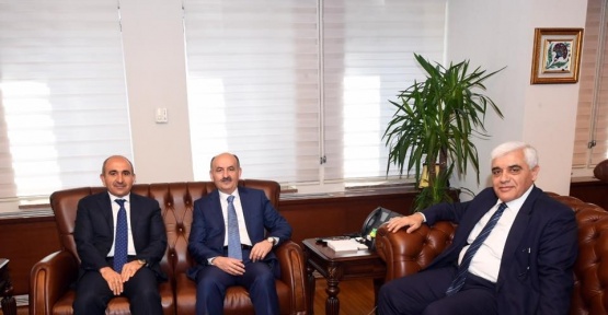 Çalışma ve Sosyal Güvenlik Bakanı Mehmet Müezzinoğlu’na ziyaret