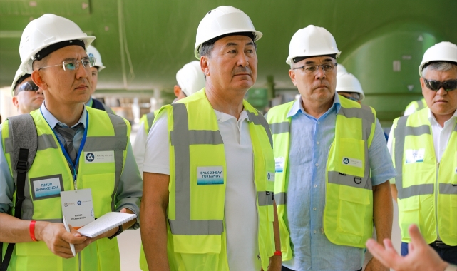 Kazakistan heyeti Akkuyu NGS sahasını ziyaret etti