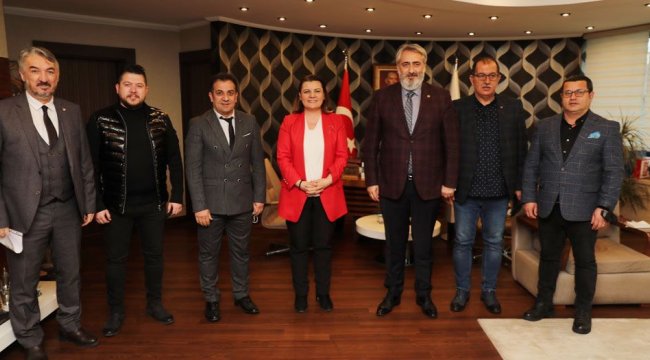 KASFK Başkanı Aydın'dan Başkan Hürriyet'e ziyaret