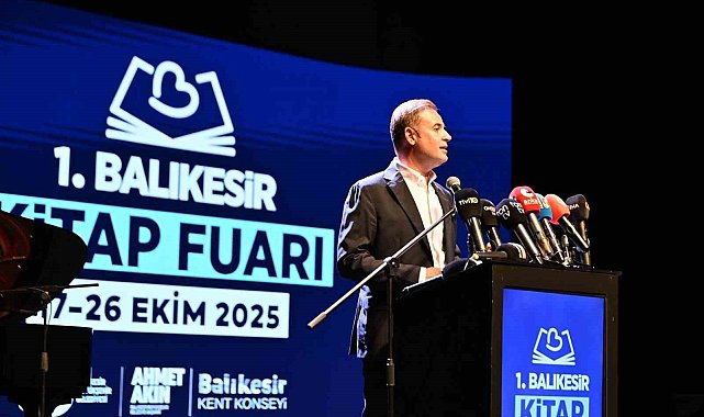 1.Balıkesir Kitap Fuarı coşkuyla açıldı