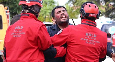 'Bolu'da 5.8'lik deprem' senaryosu gerçeğini aratmadı