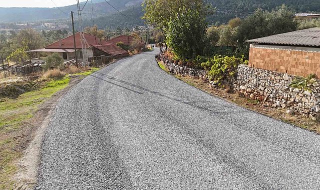 5 kırsal mahallenin yol yapım çalışmalarında sona gelindi