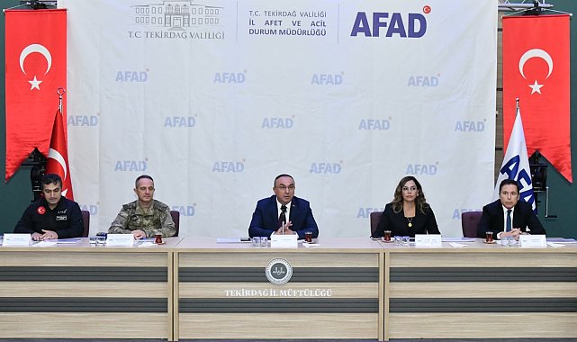 7.5 Mw senaryolu deprem tatbikatı Tekirdağ'da uygulanacak