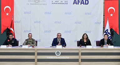 7.5 Mw senaryolu deprem tatbikatı Tekirdağ'da uygulanacak