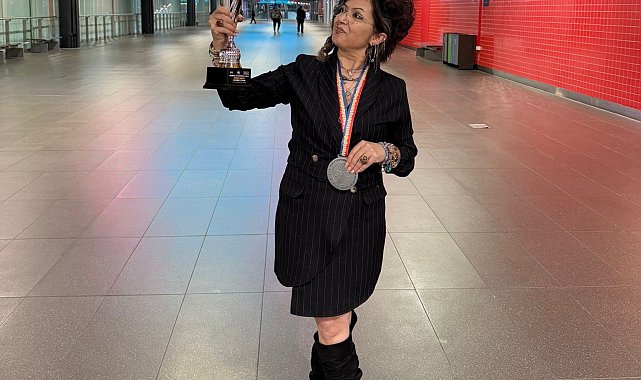 Acıpayamlı kadın kuaför İngiltere'de Dünya 2.'si oldu