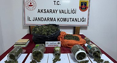 Aksaray'da 4 kilo esrarla yakalanan şahıs tutuklandı