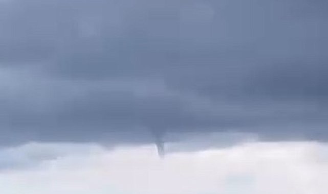 Alanya'da denizde hortum çıktı