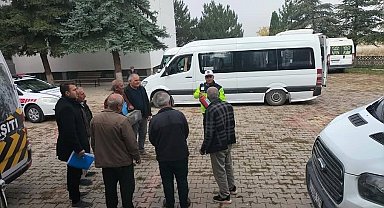 Altıntaş'ta öğrenci servislerinde denetim