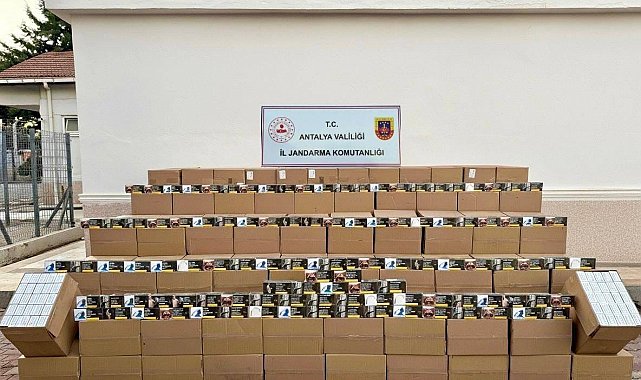 Antalya'da 5 milyon makaron ele geçirildi